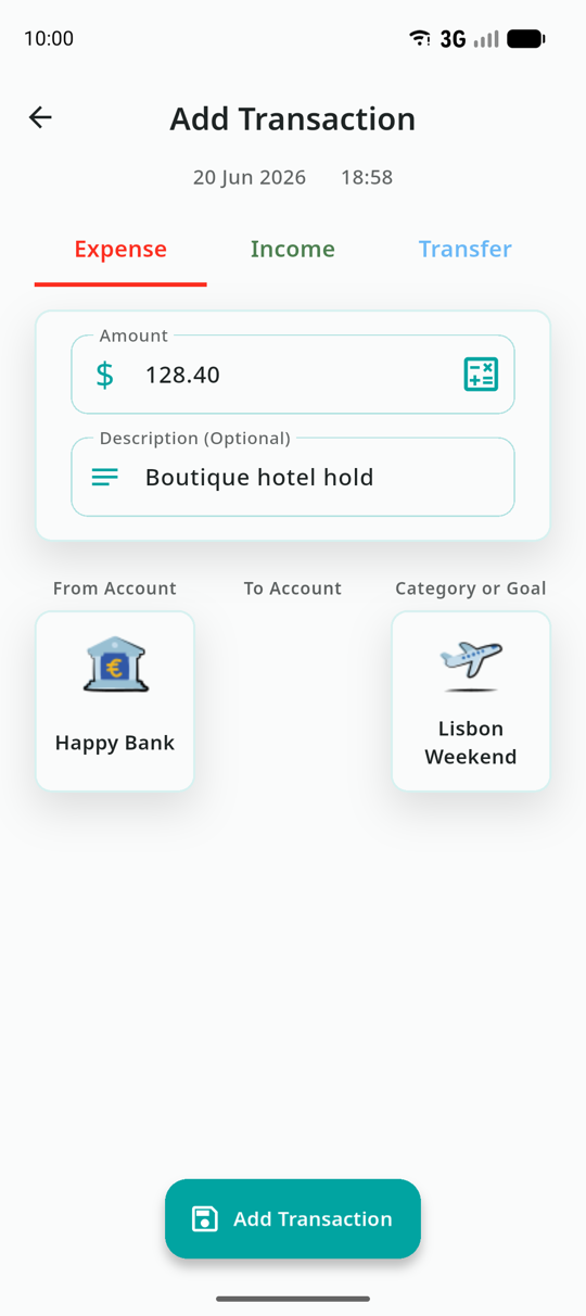 bud app screen